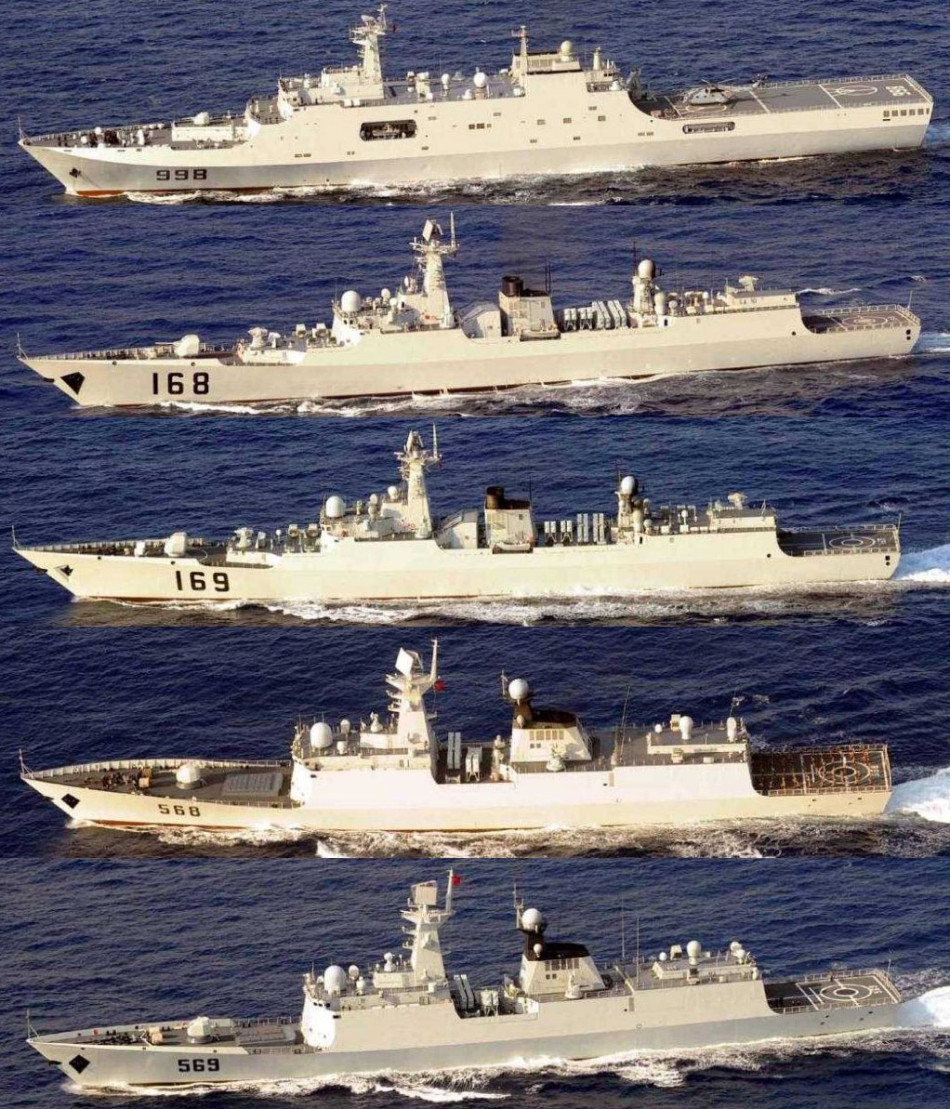 中国海军最新型998号船坞登陆舰