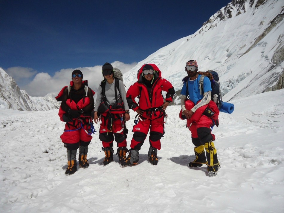 印度军队珠峰探险队女队员