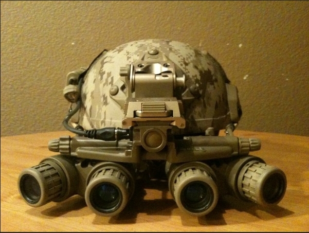 四目120度无死角:美军gpnvg-18地面全景夜视仪先进!