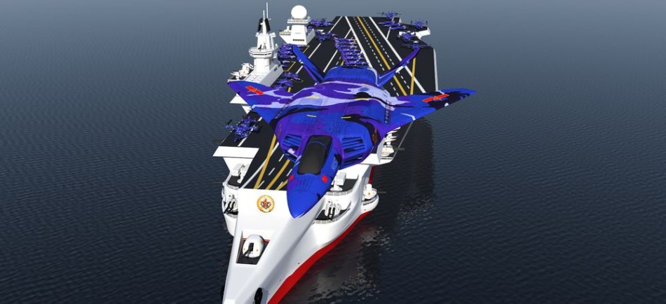 网友设想中国海军华清级核航母 排水量超15万吨_高清图集_新浪网