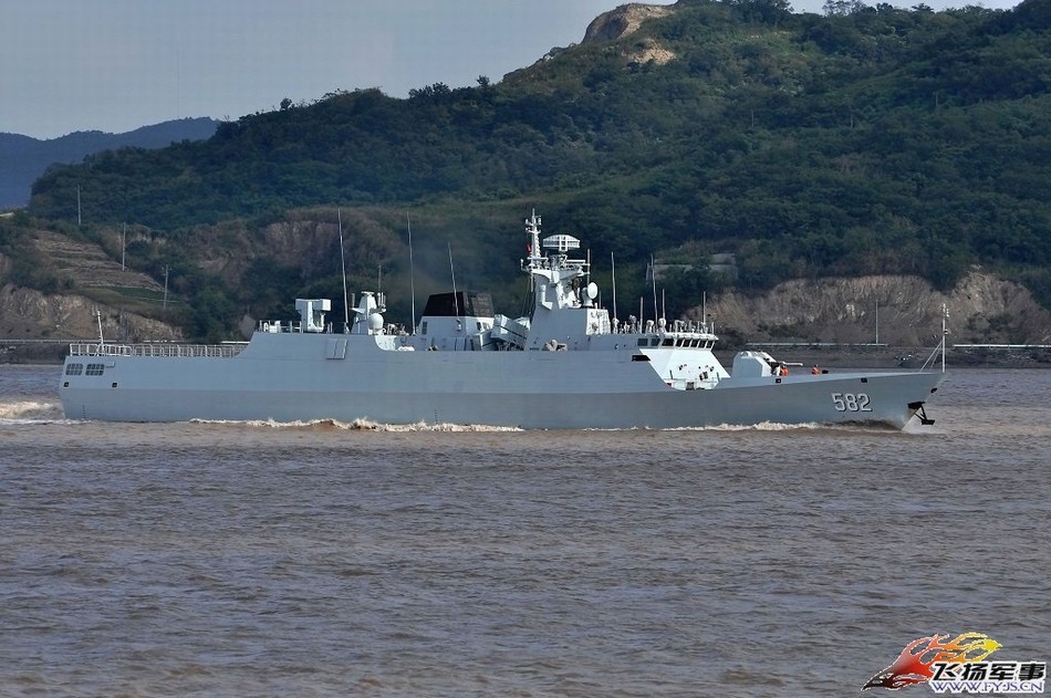 进度喜人:国产056级轻护卫舰已有16艘刷涂舷号