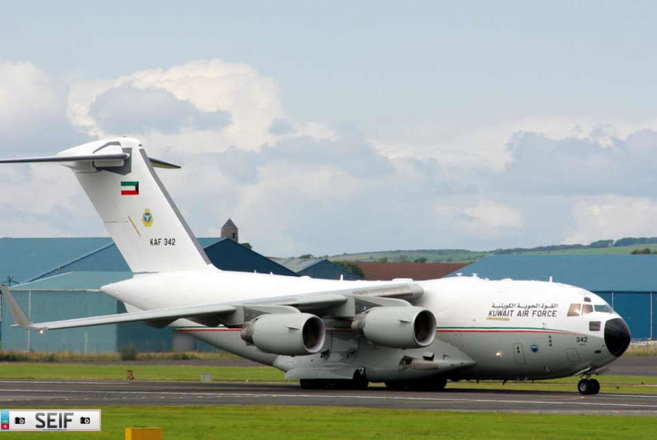科威特空军c-17a涂装真新鲜