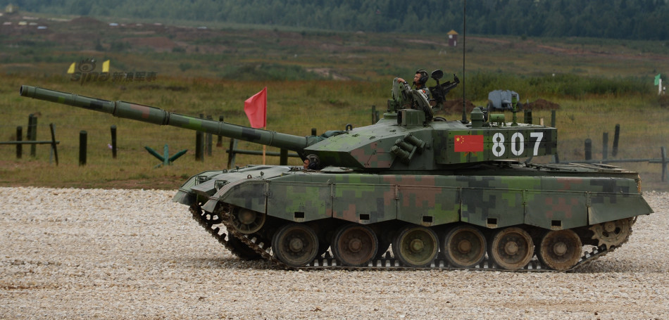 坦克大赛解放军96a坦克参加第四阶段赛事照曝光