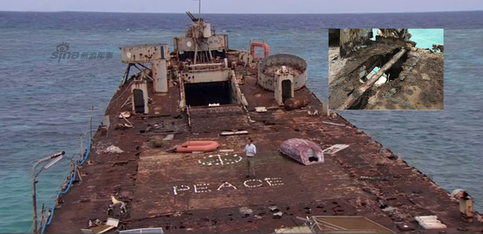 菲律宾仁爱礁守军生活不能饮酒时刻防备中国人