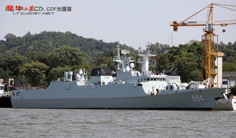 速度真快:中国海军一天内服役2艘056a护卫舰