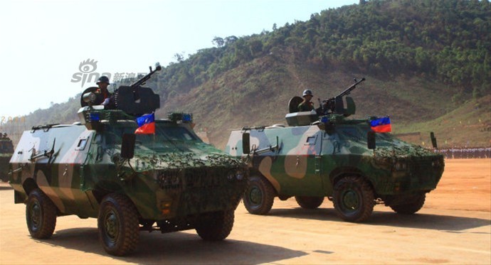 缅甸装甲车图片