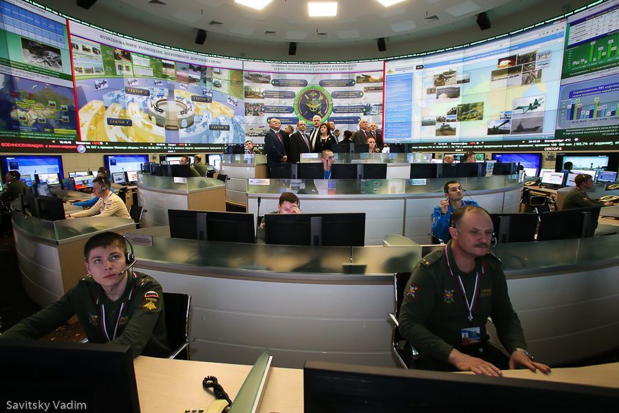 俄绝密国防指挥中心内景曝光使用中国造电脑