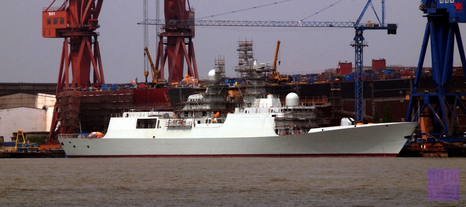 14张图片回顾反潜改型054a护卫舰黄冈号建造