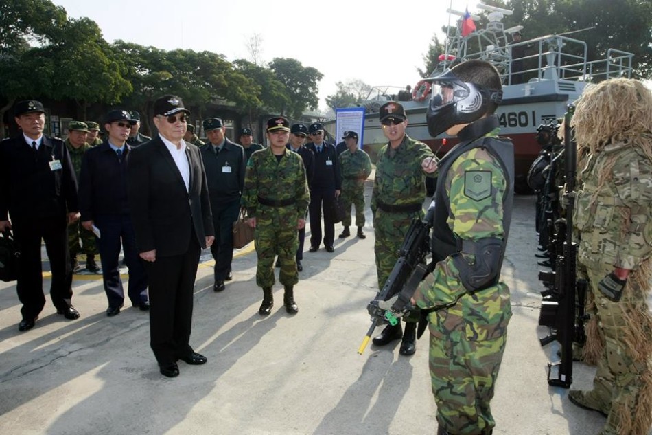 台军演练在金门向大陆渗透突击