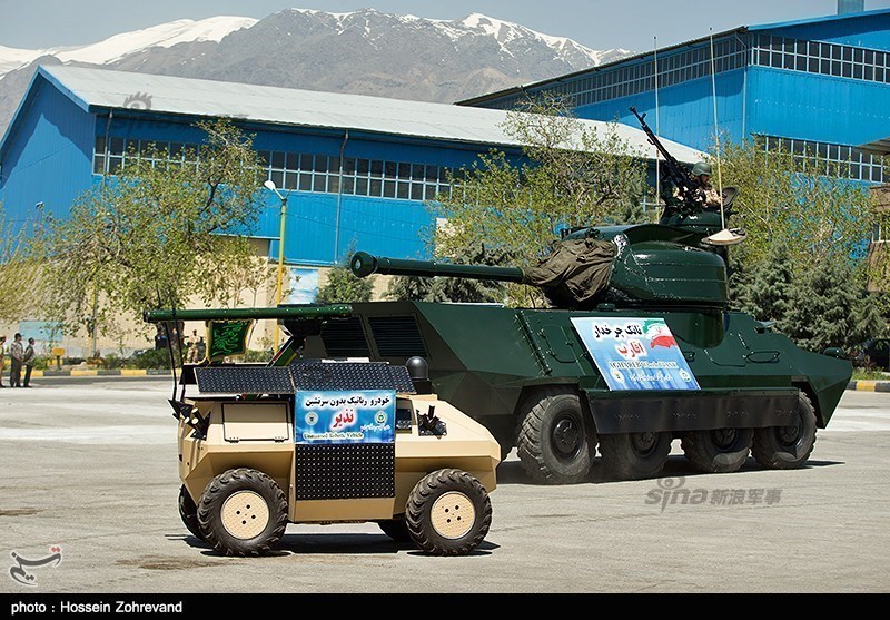 伊朗再秀自制奇葩武器 支援炮车设计怪做工差