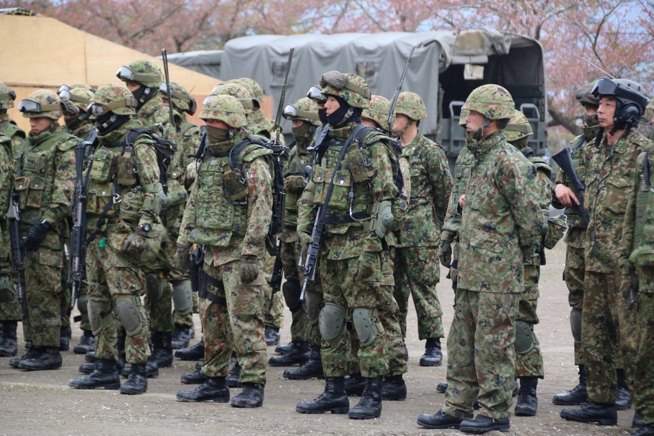 日本自卫队军装图片图片