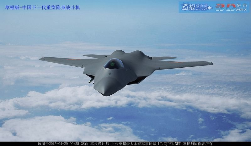 草根设想:中国下一代隐身重型战机方案无垂尾!