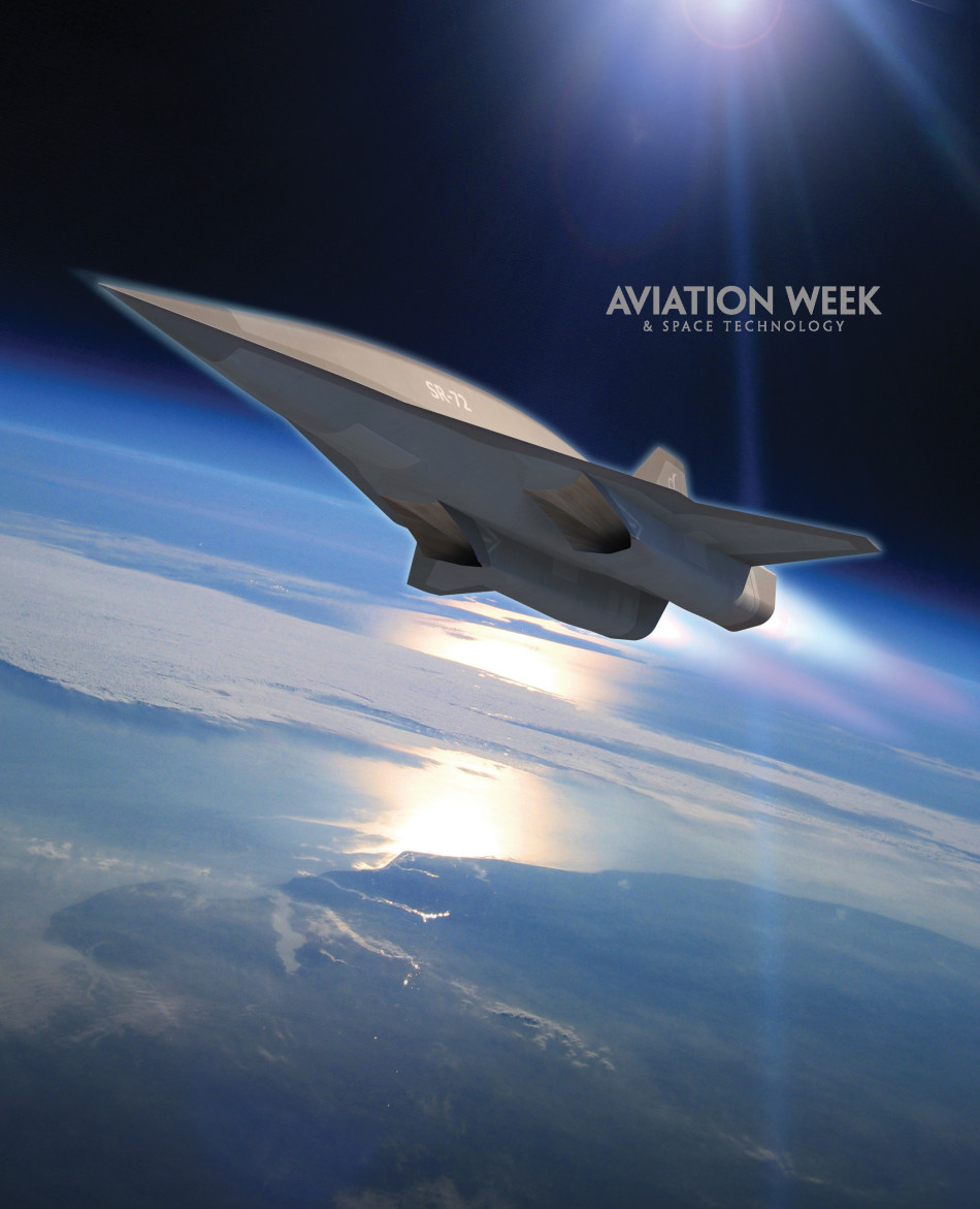 洛-马公司sr-72高超音速侦察机最新设想图曝光