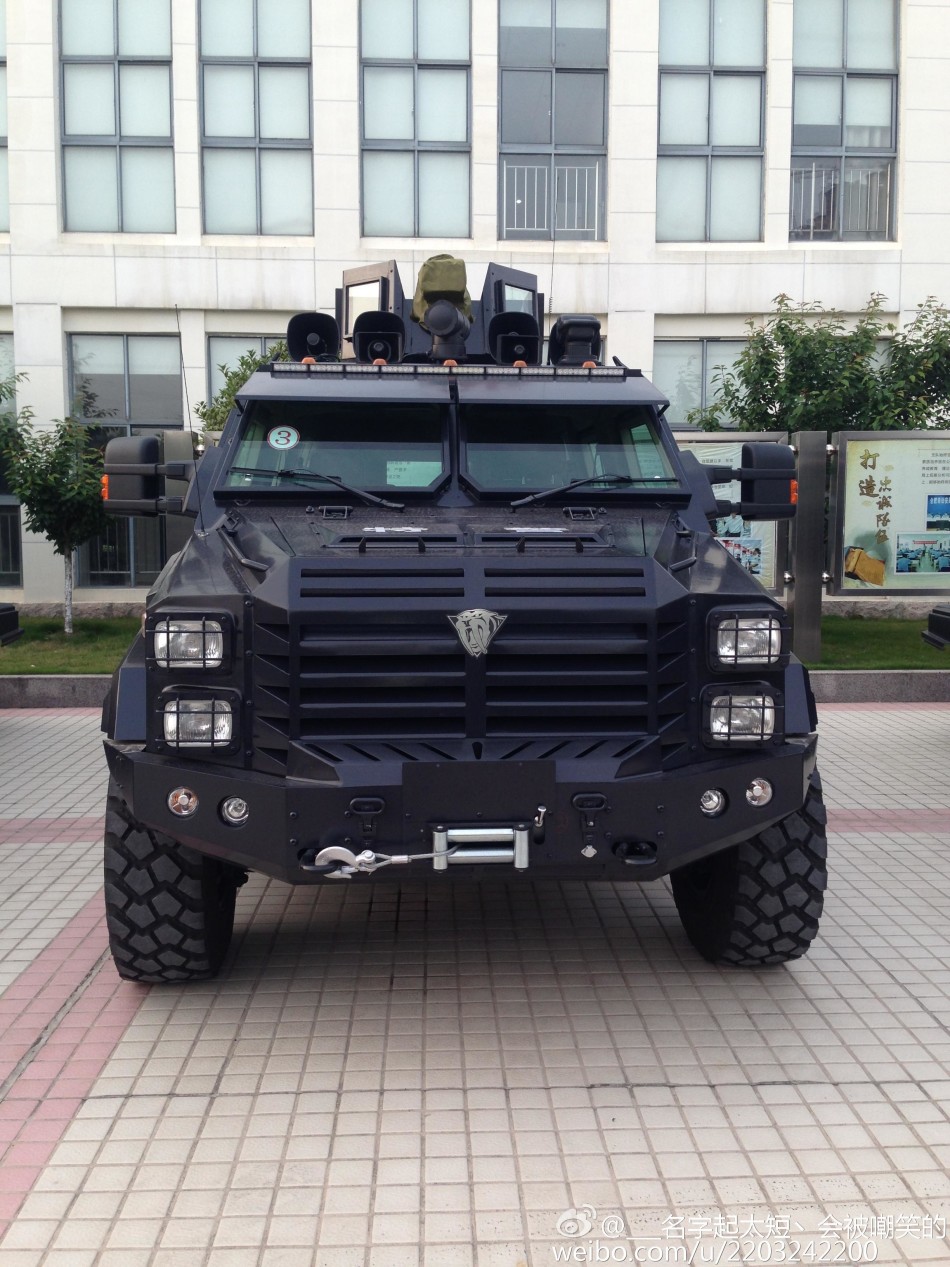 剑齿虎装甲汽车成警方专用车未来可走出国门