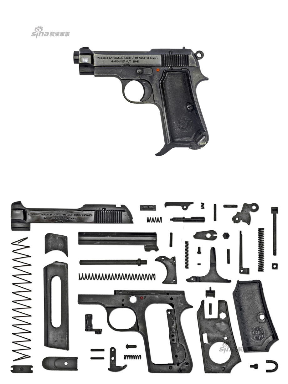 扫盲贴:二战期间8款常用手枪详细分解图_高清图集_新浪网
