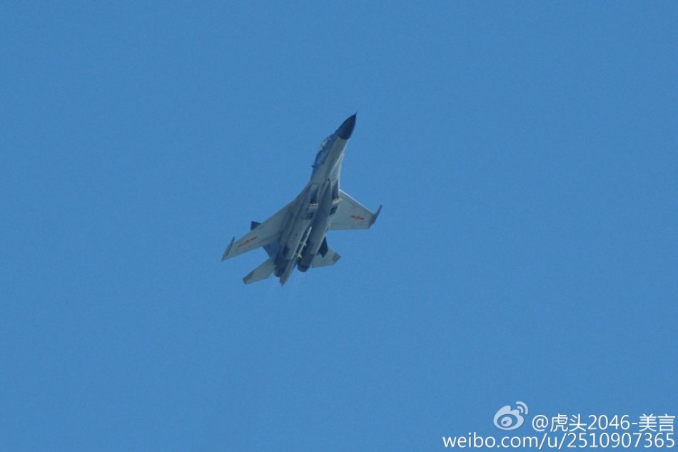 官媒曝南海舰队歼11bh战机
