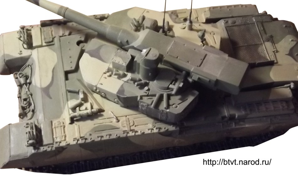 前苏联时期研发的无人炮塔坦克490工程