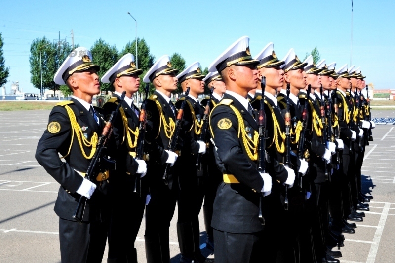 哈萨克斯坦三军仪仗队将启程赴华参加阅兵式