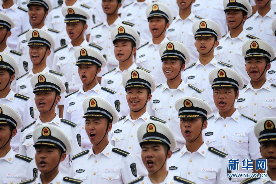 解放军阅兵千人合唱团积极训练,最小仅18岁!