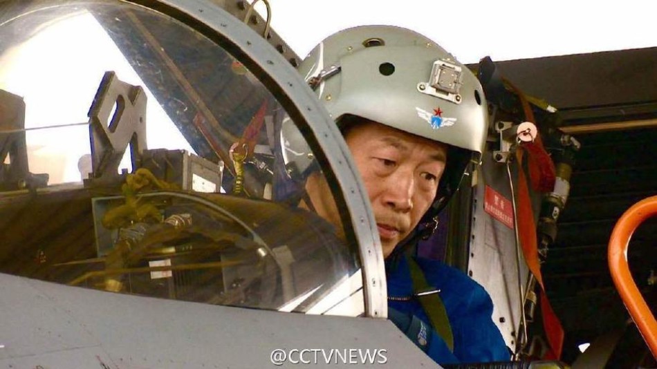 阅兵空中梯队将军领队常丁求