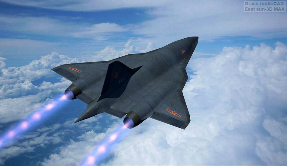 网友设想中国高超音速飞行器猛图 外形像梭镖