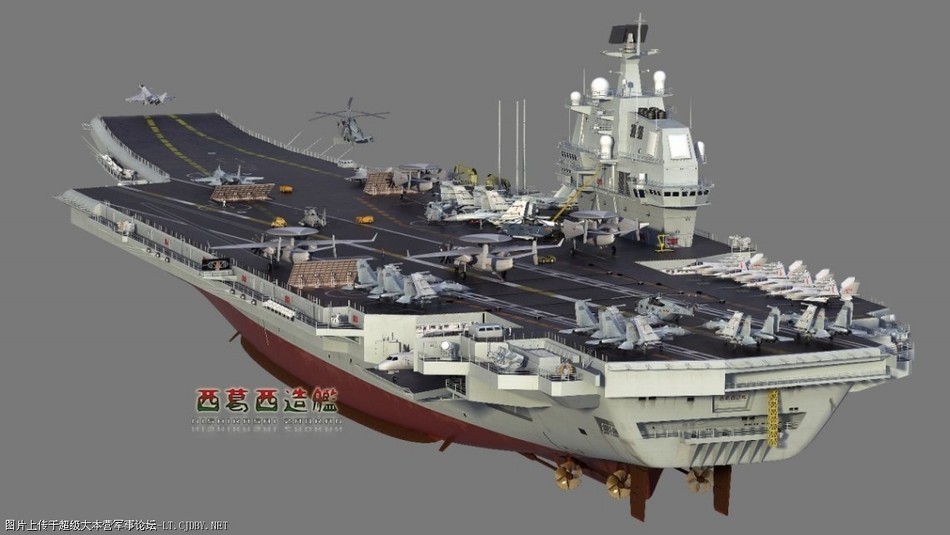 中国17号国产大航母最新cg图曝光_高清图集_新浪网