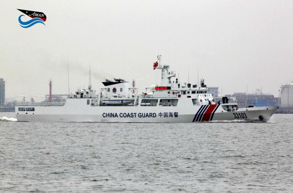 中国青年报·中青在线记者宋广辉)浙江海警最先进执法巡逻舰海警33103