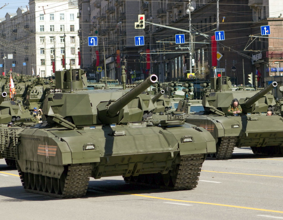 世界唯一第四代坦克细看俄军t14阿玛塔