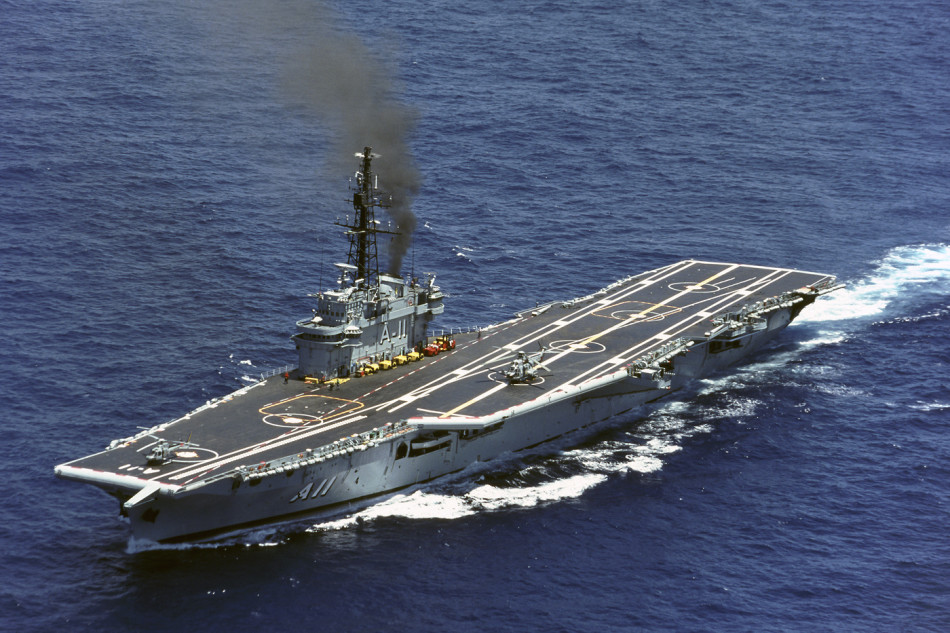 巴西老航母还是很漂亮的