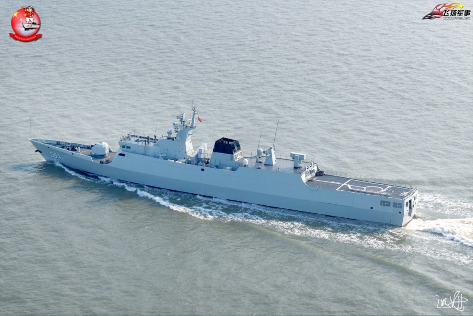 江岛大家族中国海军056型护卫舰劈波掠影