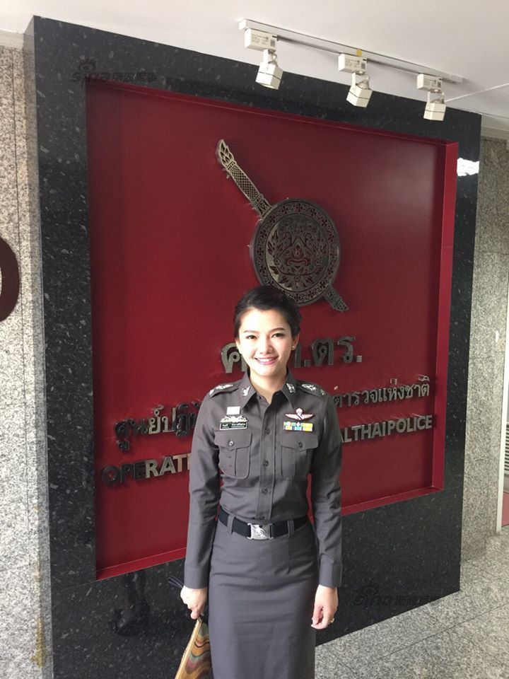 泰国漂亮的美女警花,长相太撩人!请逮捕我吧