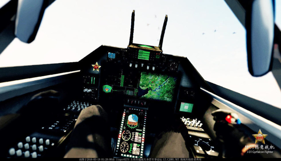 歼31b舰载机服役登上国产新型航母
