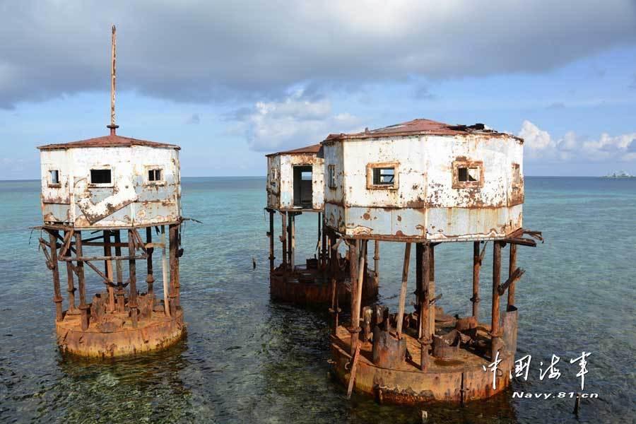 中国美济礁渚碧礁新建机场试飞