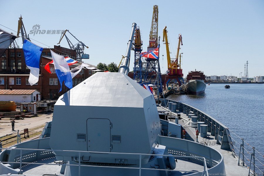 俄最新一艘11356型护卫舰入役