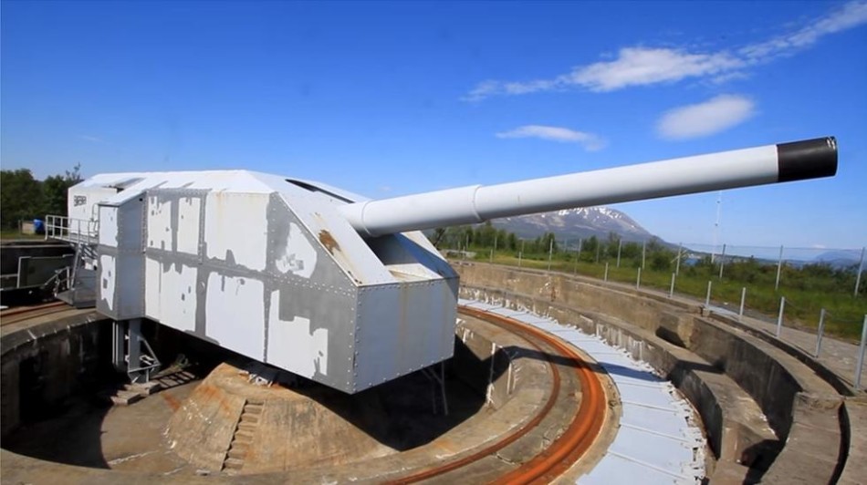 炮管里面能塞人这种德国巨炮重达1475吨