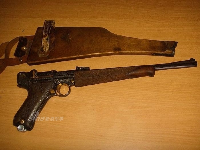 前苏联将军儿子收藏黄金版纳粹版盒子炮