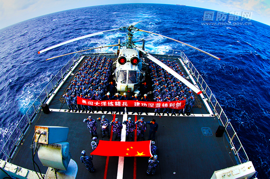 新四大金刚集体出动解放军东海舰队铁拳劲旅