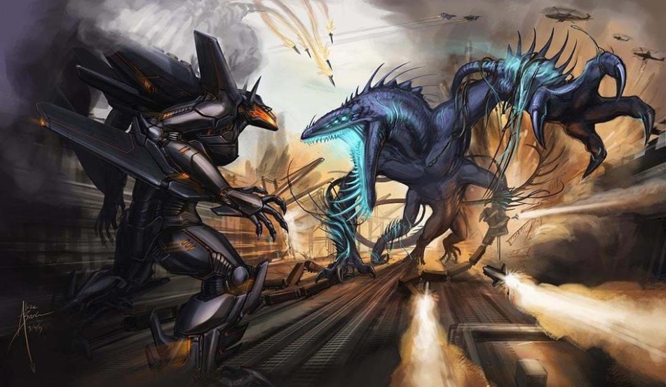 谁给中国的画个军迷手绘美俄战机变身机械兽