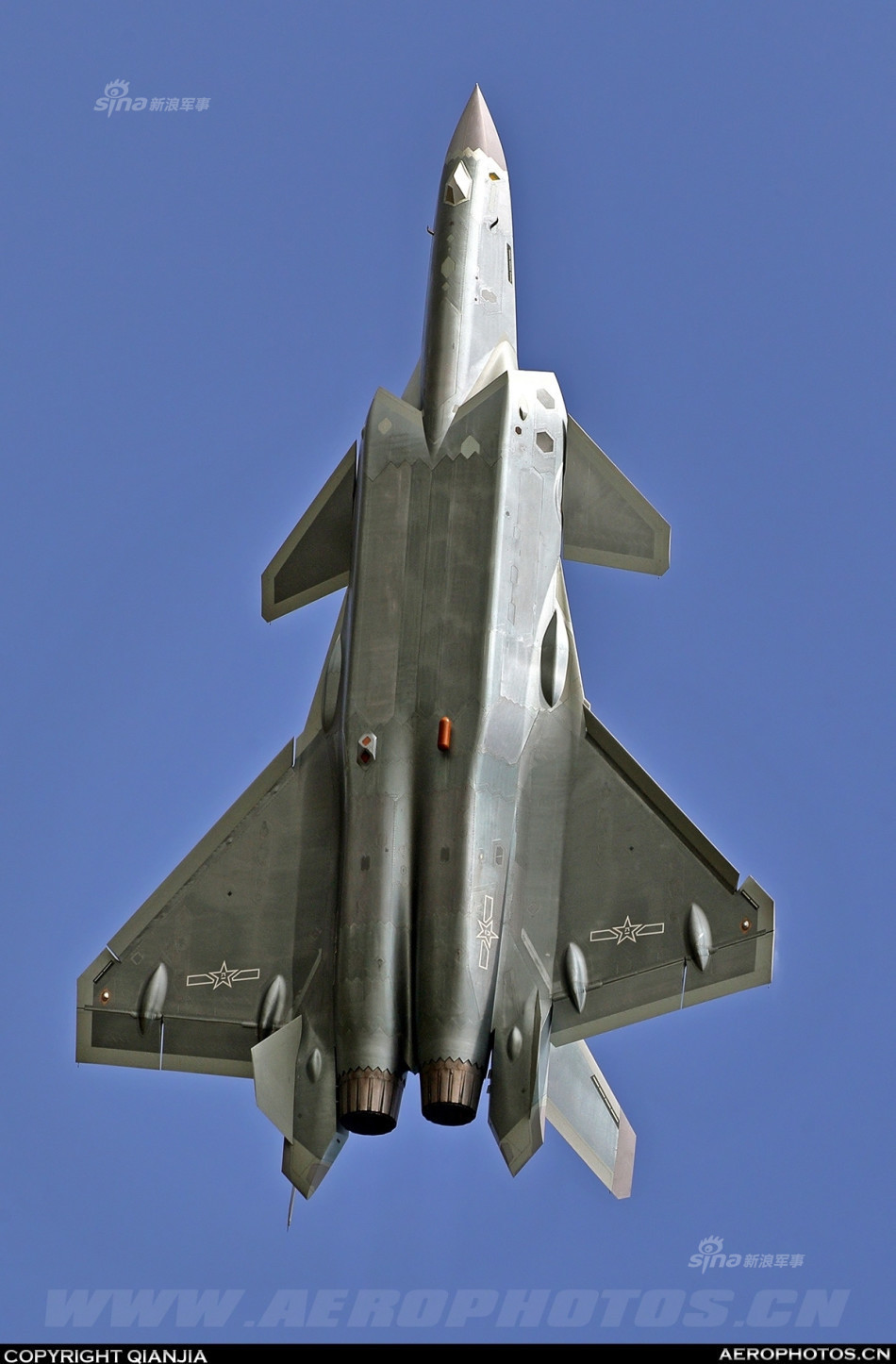 再曝中国空军第二架歼20战斗机编号