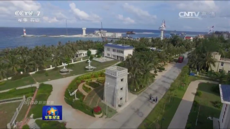 中国收复西南沙70周年:俯拍永暑岛旧貌换新颜