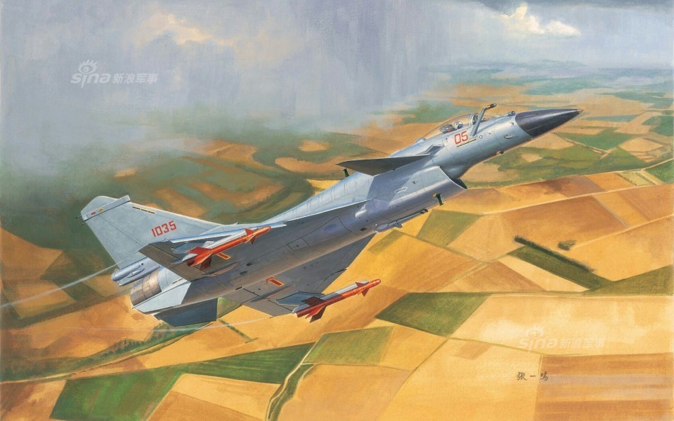 走你!俄媒转载中国主力战机绘画 满满都是羡慕