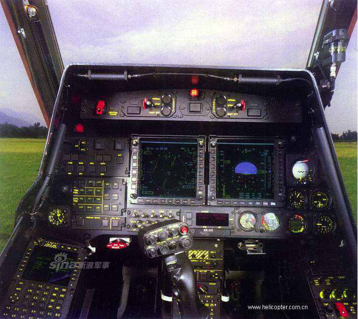 满满科技感!武直10与外国武装直升机座舱对比