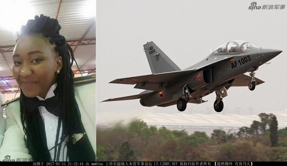 非洲巾帼亦不让须眉赞比亚女飞驾l15战机