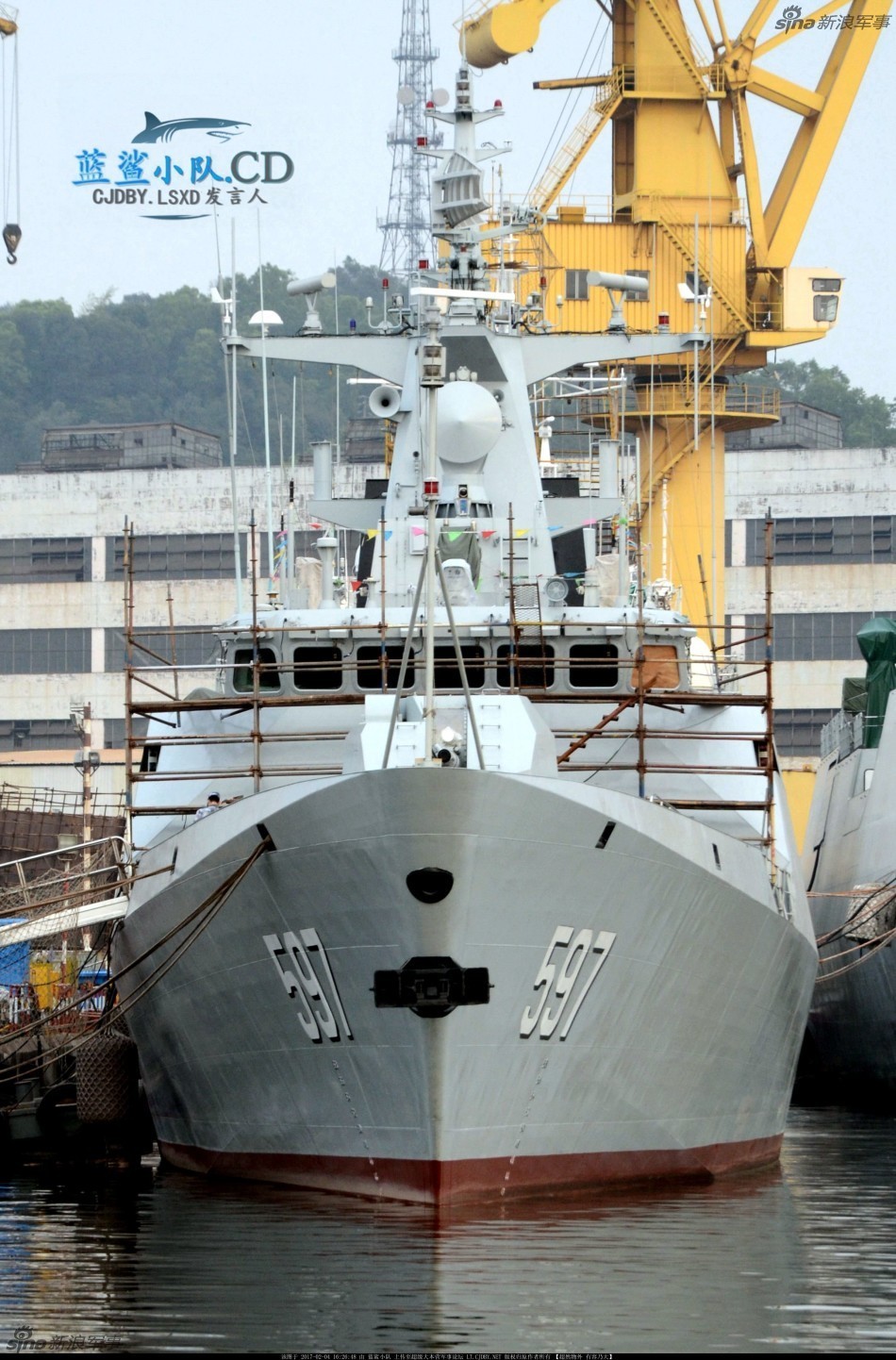 中国速度不吹牛大批056护卫舰和海警船在建