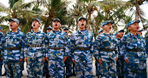 南海永兴岛官兵的日常生活