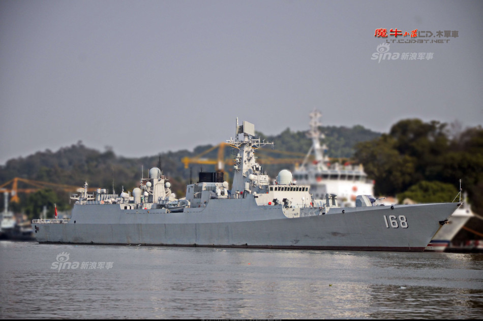 这次打算上垂发?052b广州舰或进行第二次改装