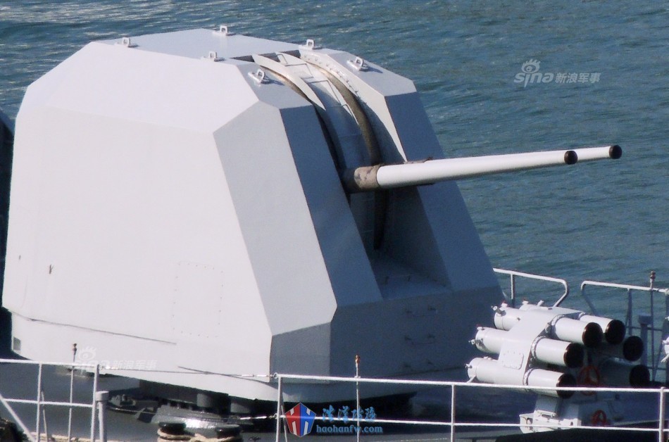 改装后的中国053h3护卫舰:首见改进型630炮