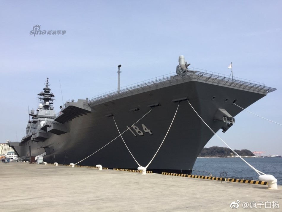 野心不死!日本最大准航母加贺号最新照片曝光