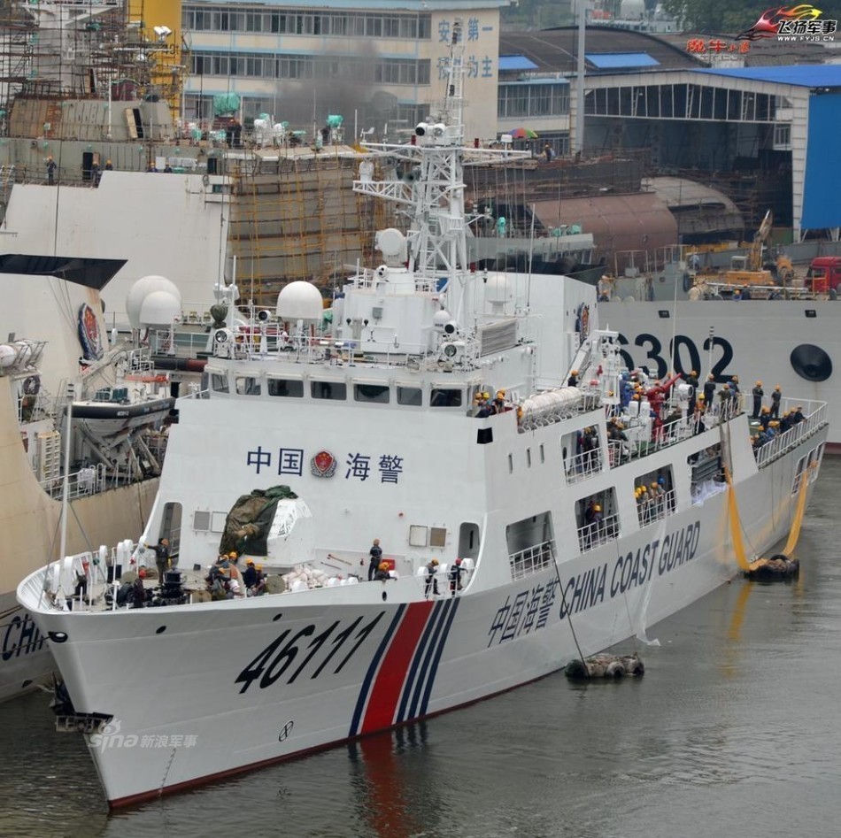 真成第二海军了!中国054版海警船装630近防炮