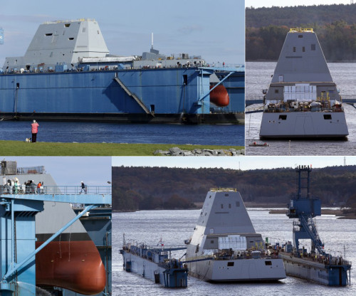 但是下水过程却不同以往,没有任何庆祝仪式——木有乐队,木有香槟